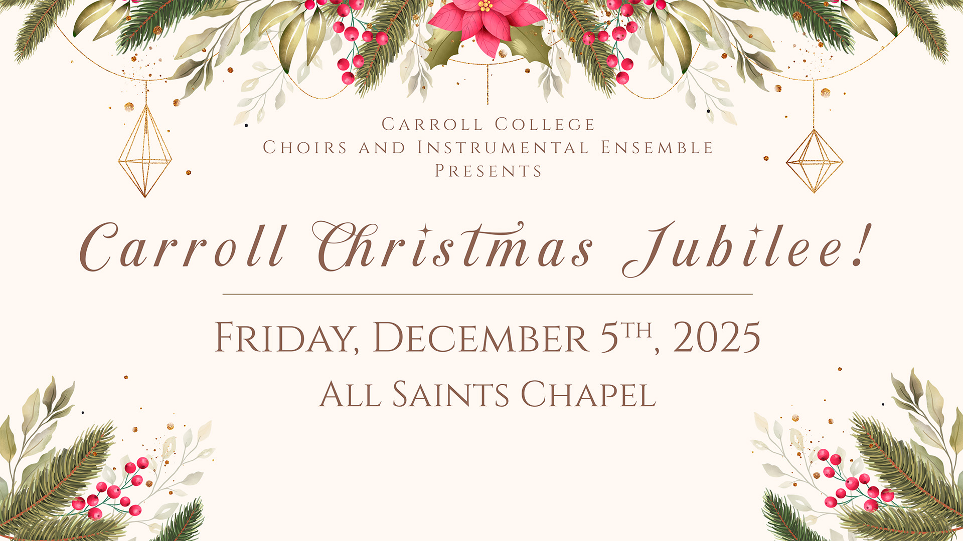 Carroll Christmas Jubilee!