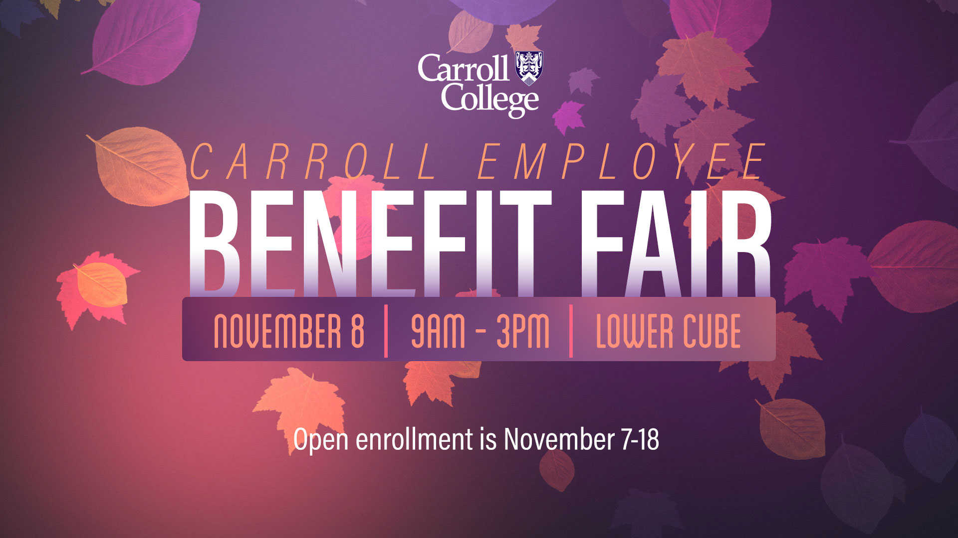 Benefit Fair graphic