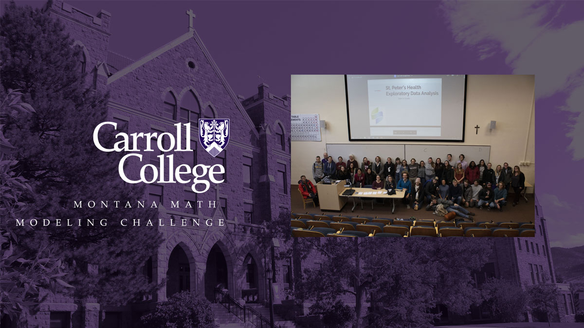 Carroll hosts the Montana Math Modeling Challenge (MMMC) Graphic