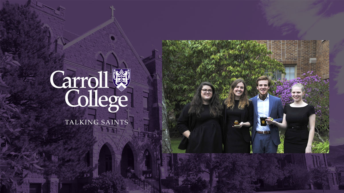 Photo L to R: Becca Poliquin, Tori Hill, Josh Mansfield, Teigen Tremper. Photo by Peri Dropping