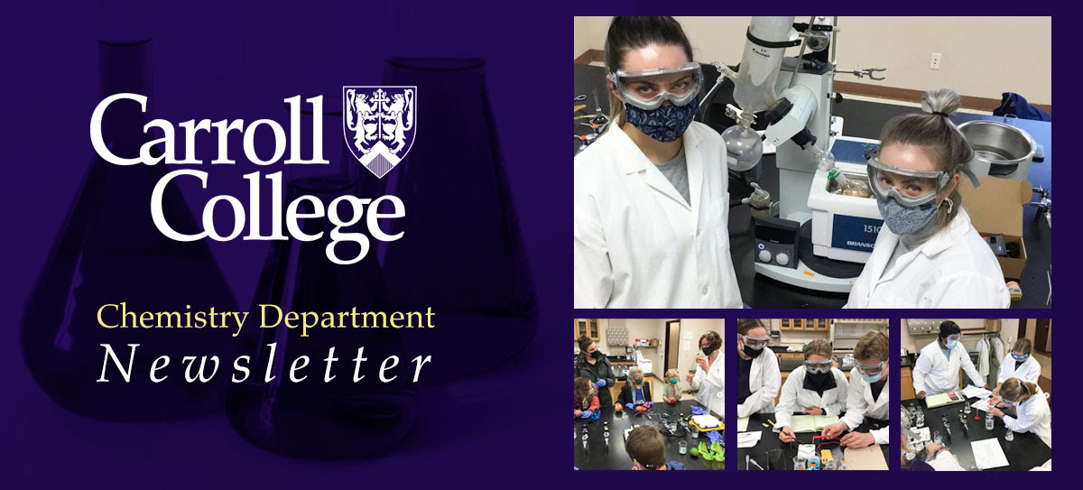 Chemistry Department Newsletter Header - 2022