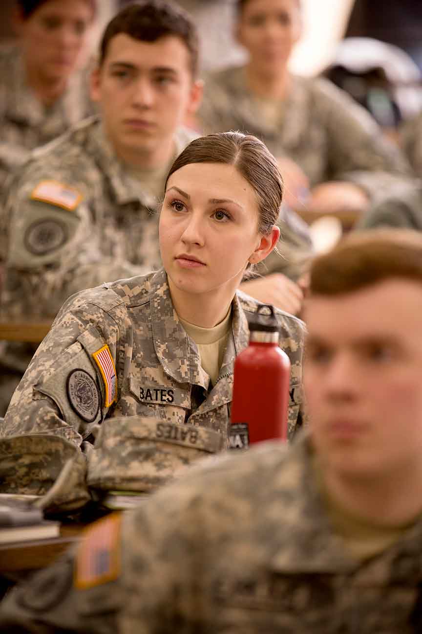 ROTC Students in the Classroom