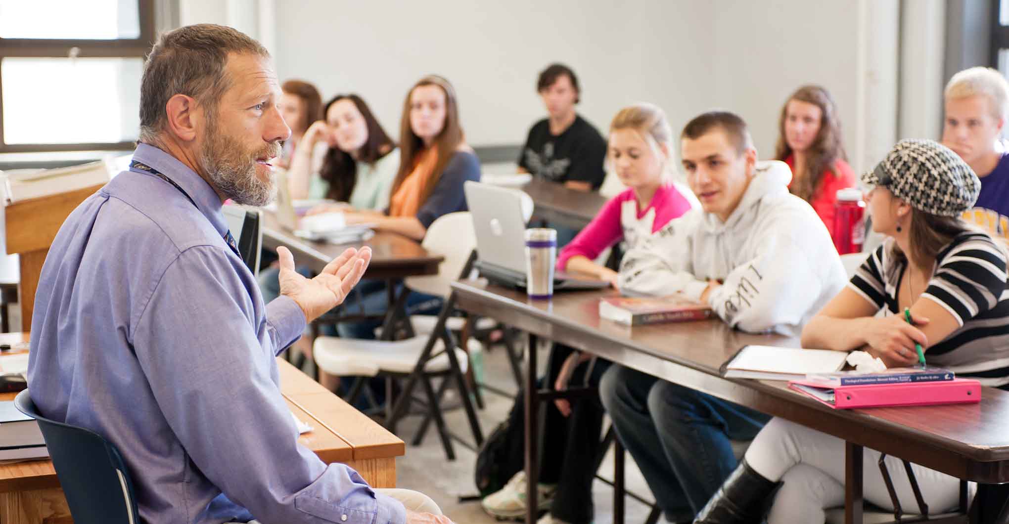 Dr. John Reis teaching