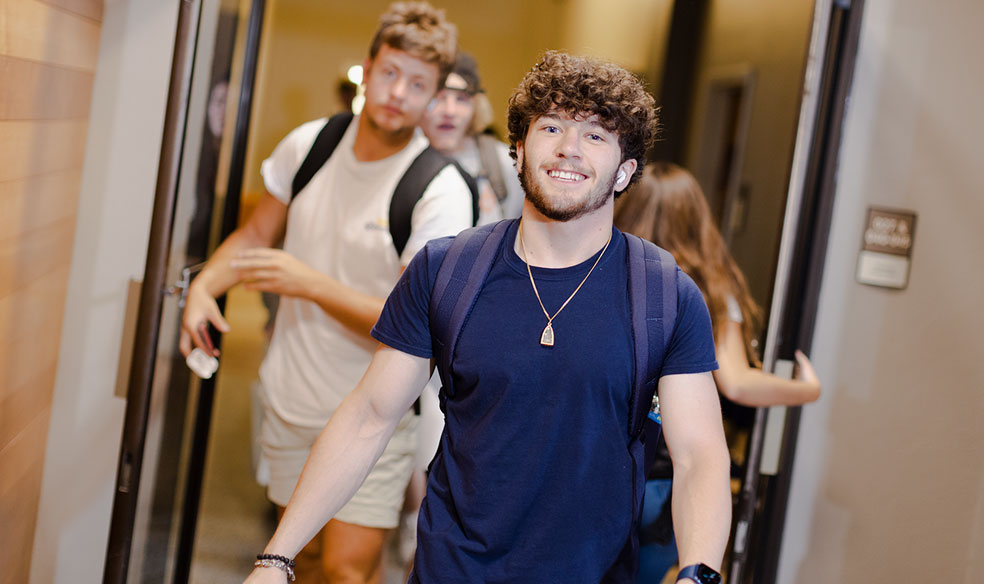 Smiling Male Student