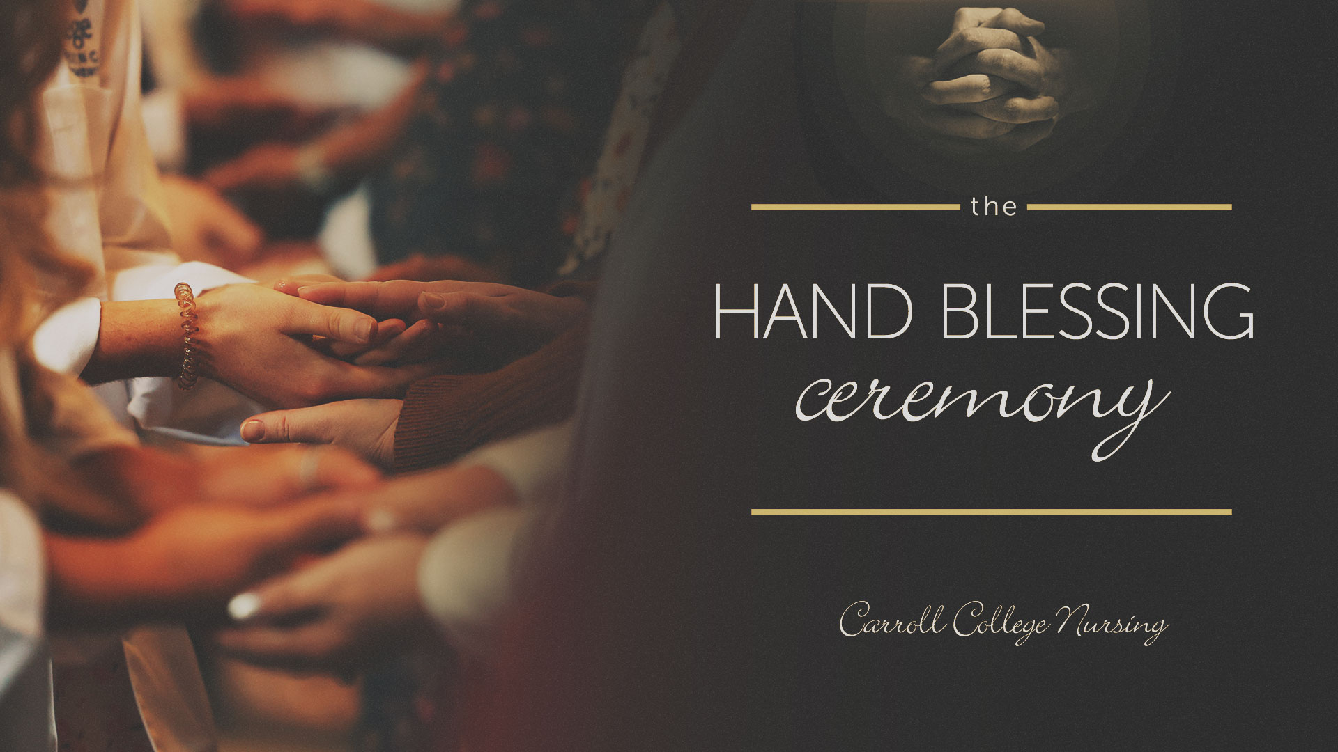 Nursing Hand Blessing Ceremony
