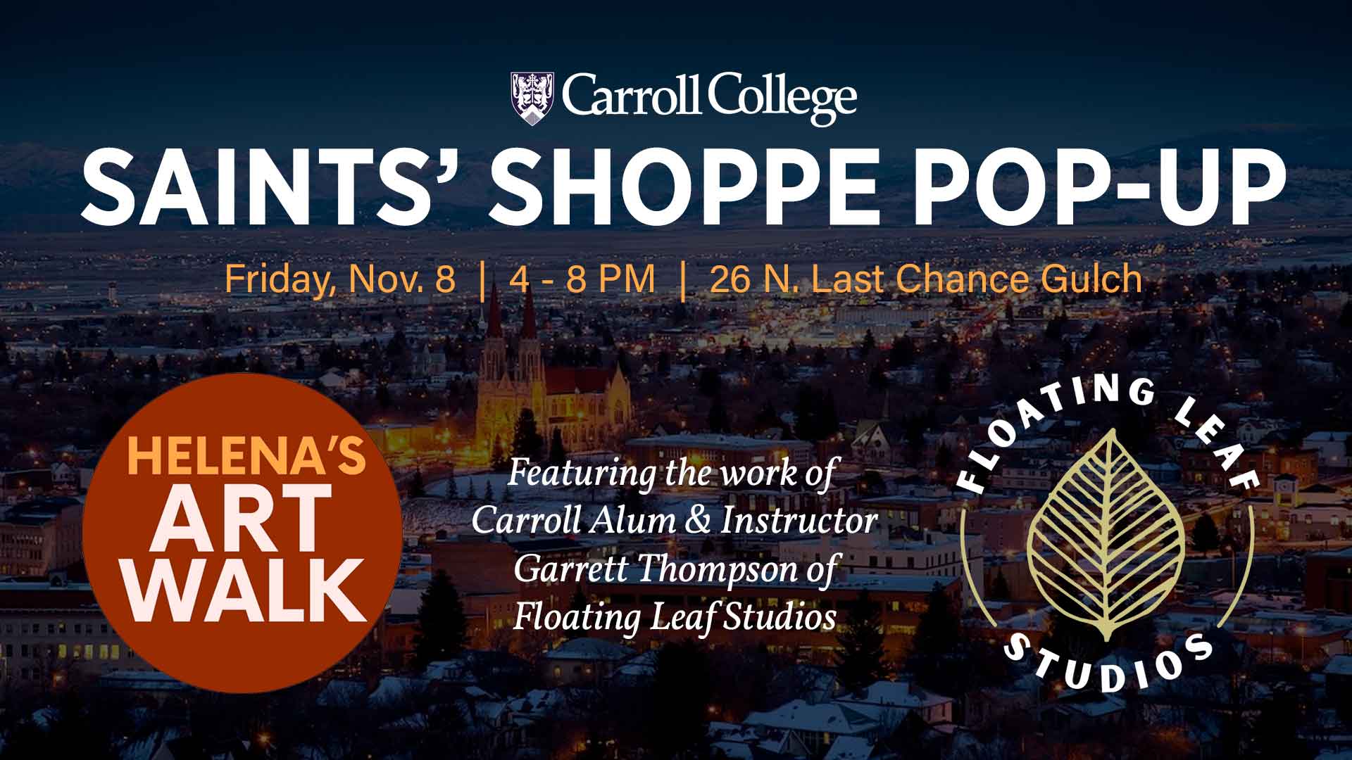 Saints Shoppe Pop-Up Fall Art Walk