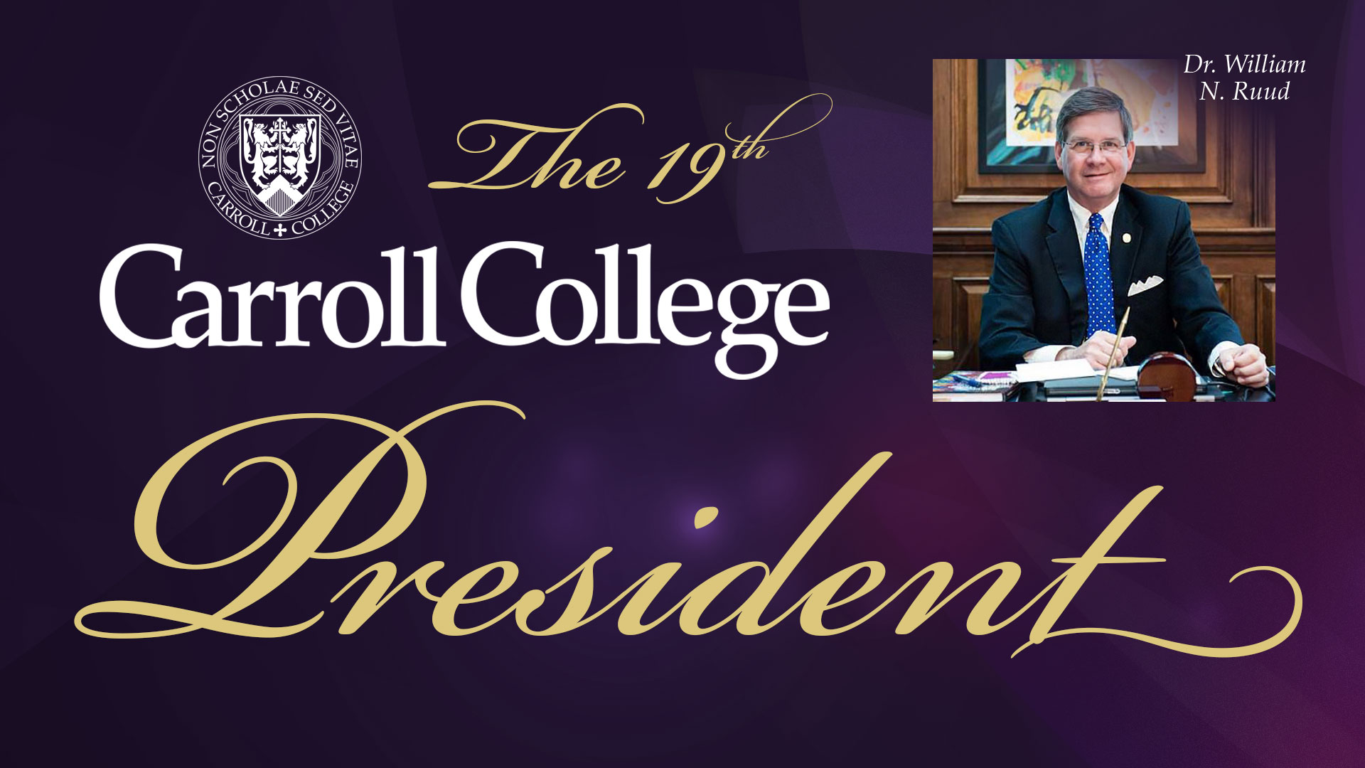 19th President Ruud