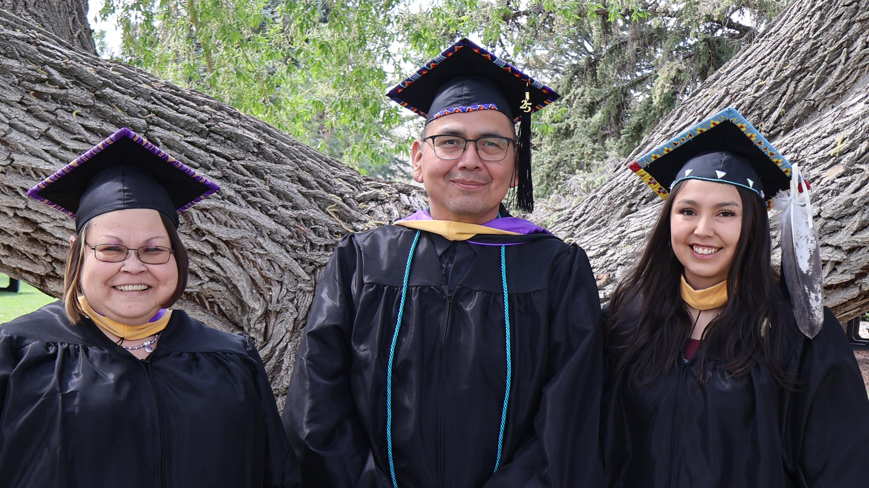 Three MSW Students
