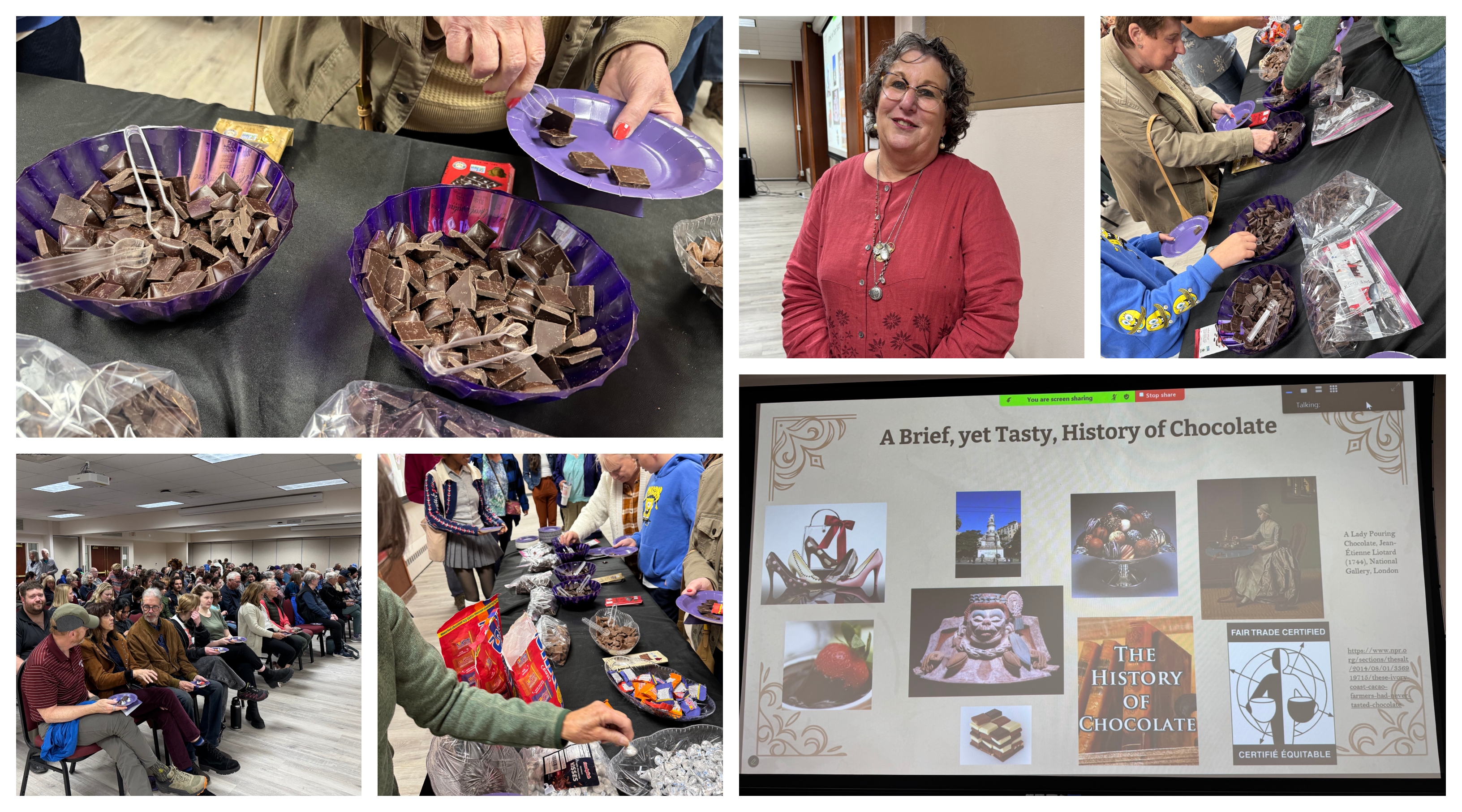 Chocolate lecture photos