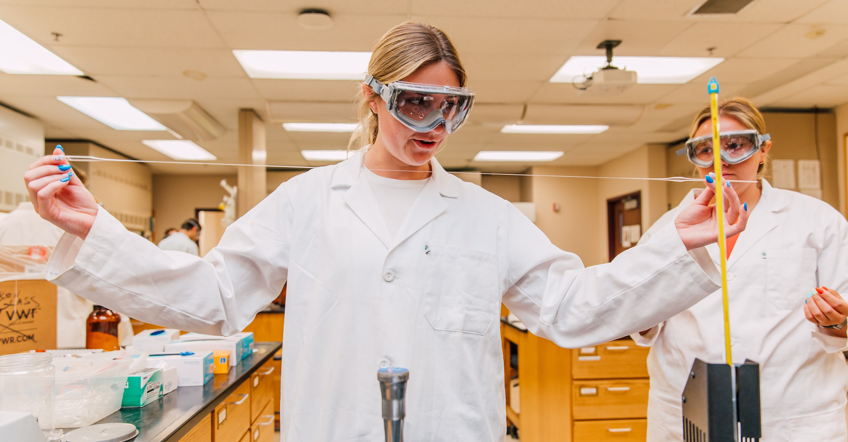 Student in Laboratory
