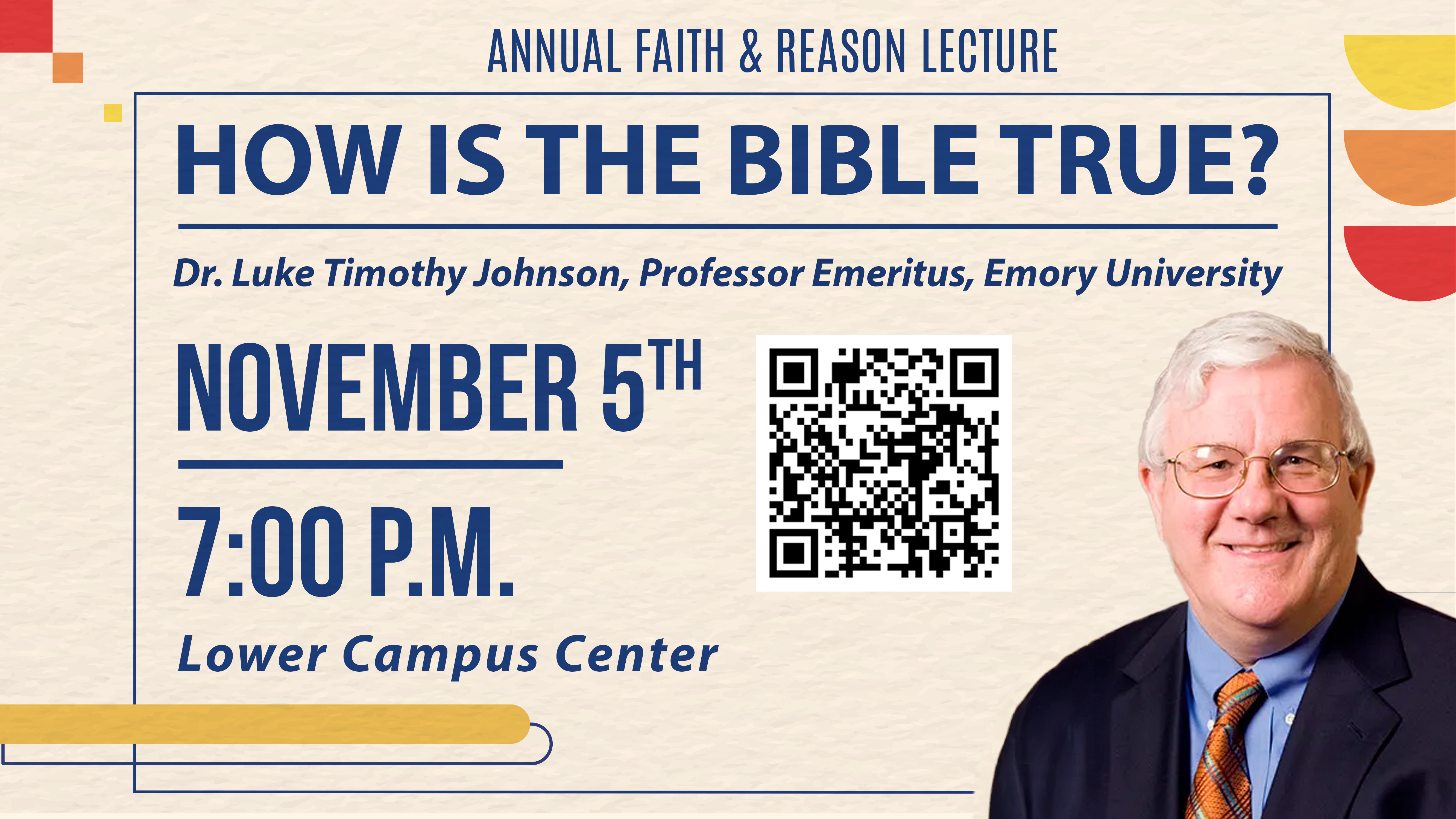 Annual Faith & Reason Lecture