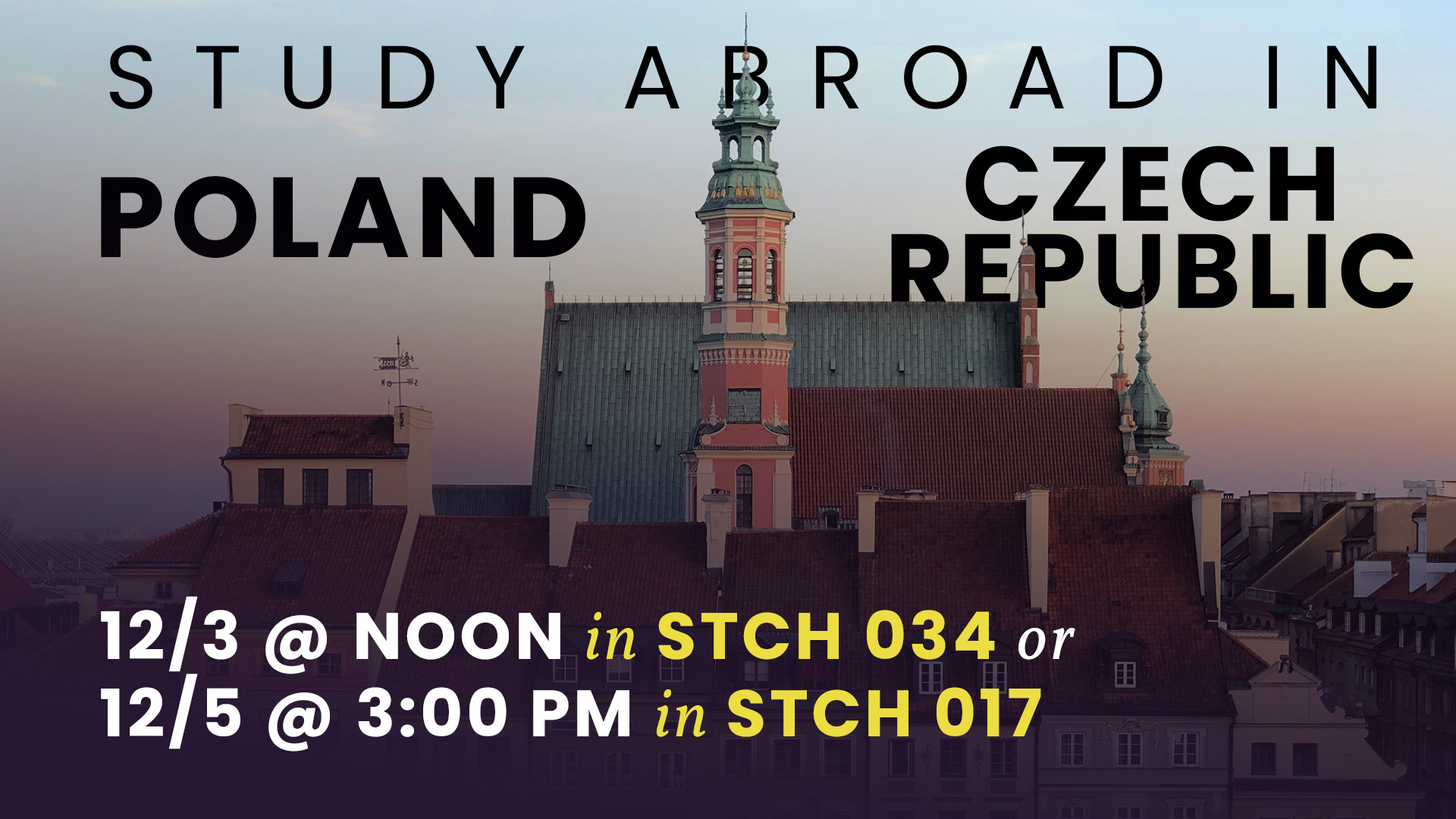 FYI Session: Poland/Czech Republic Study Abroad