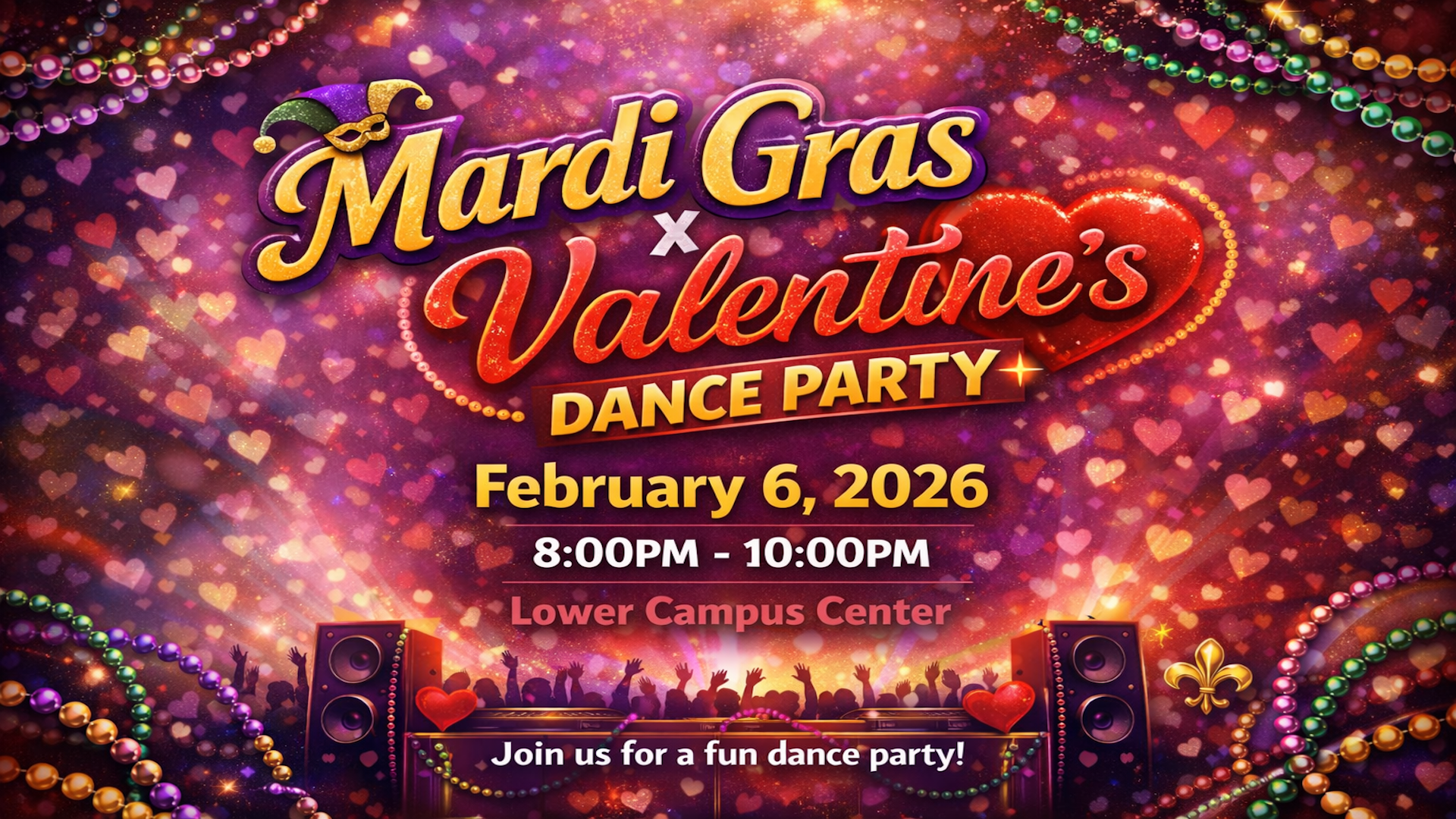 Valentines/Mardi Gras Dance