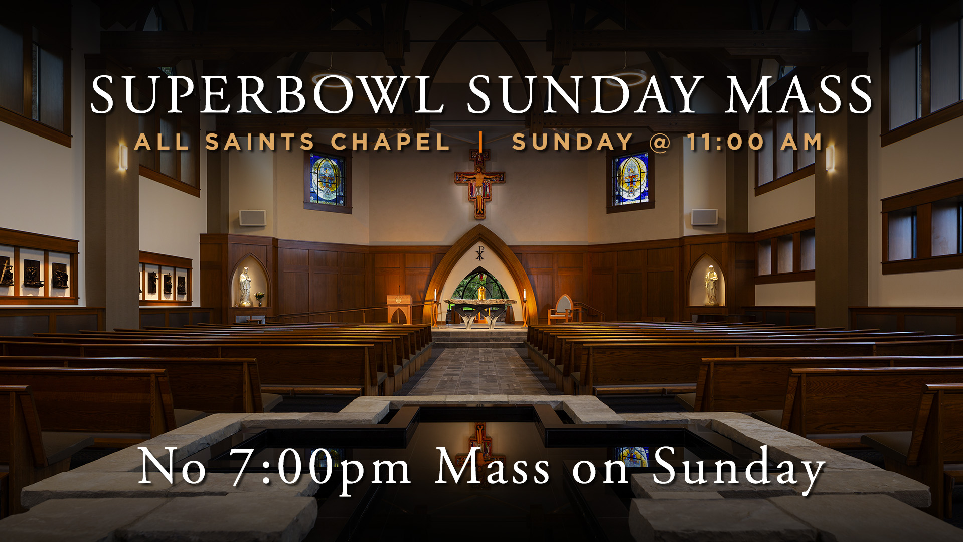 Super Bowl Sunday Mass