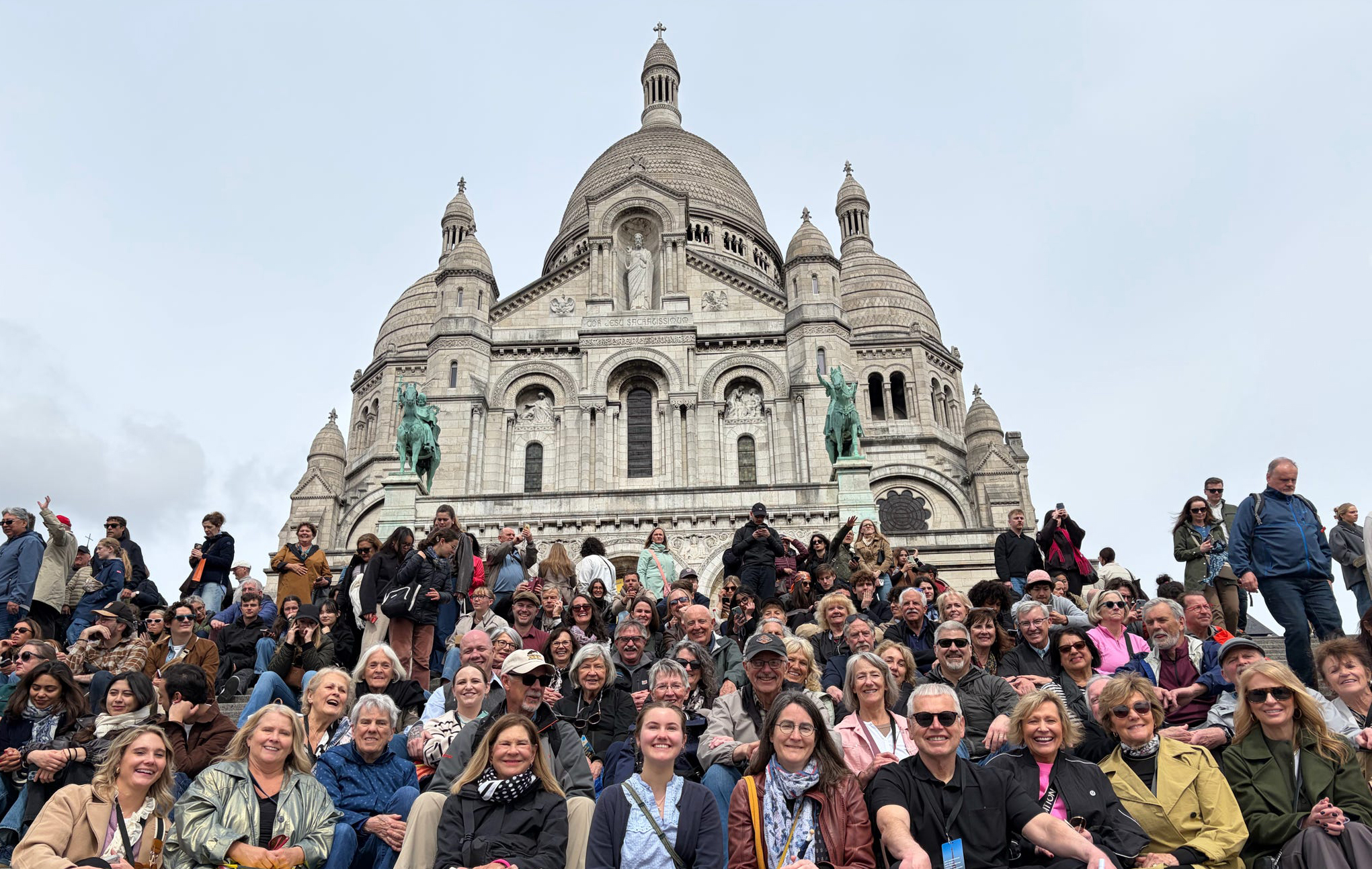 Butte pilgrimmage at Sacre Coeur