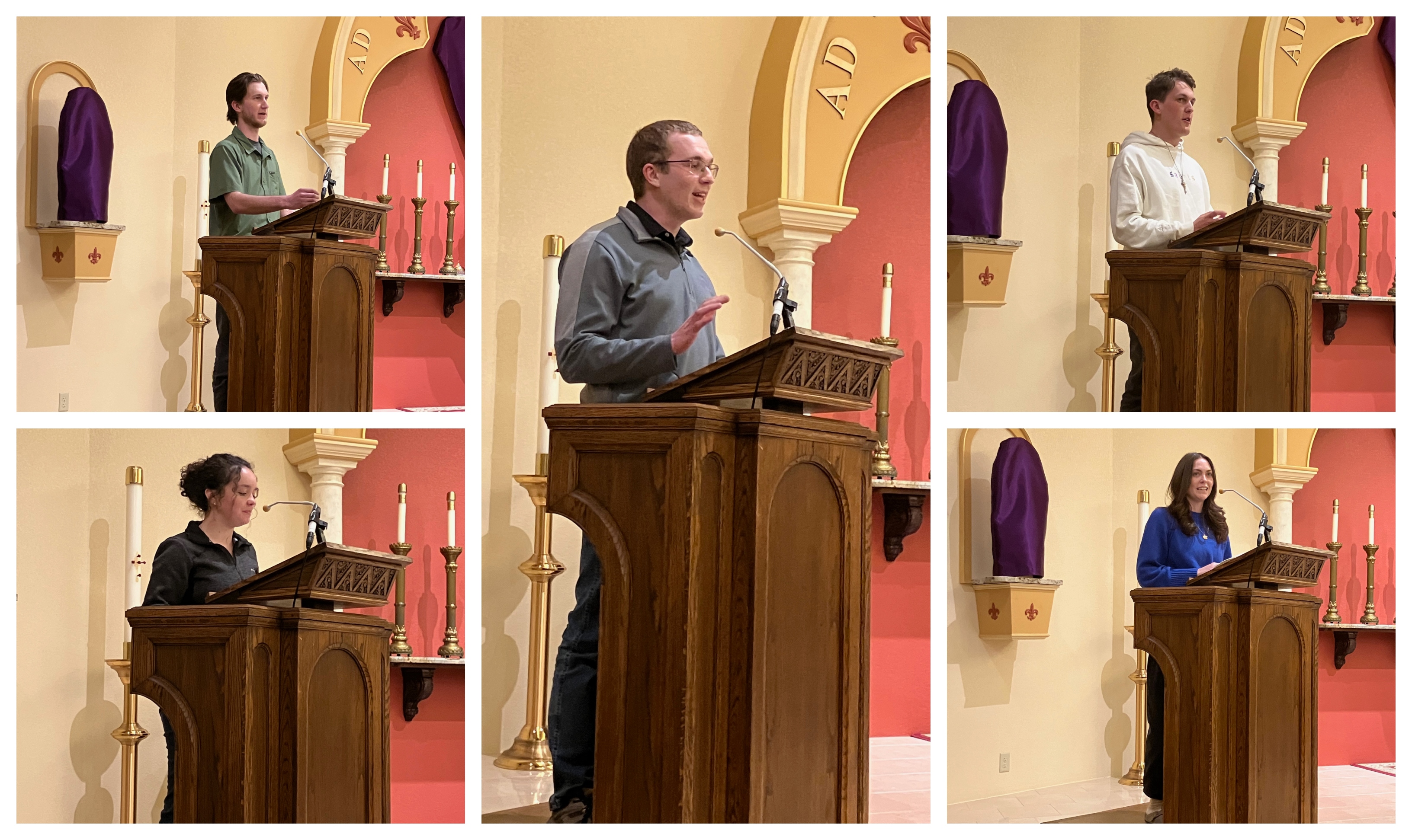 Photos of Lent reflections
