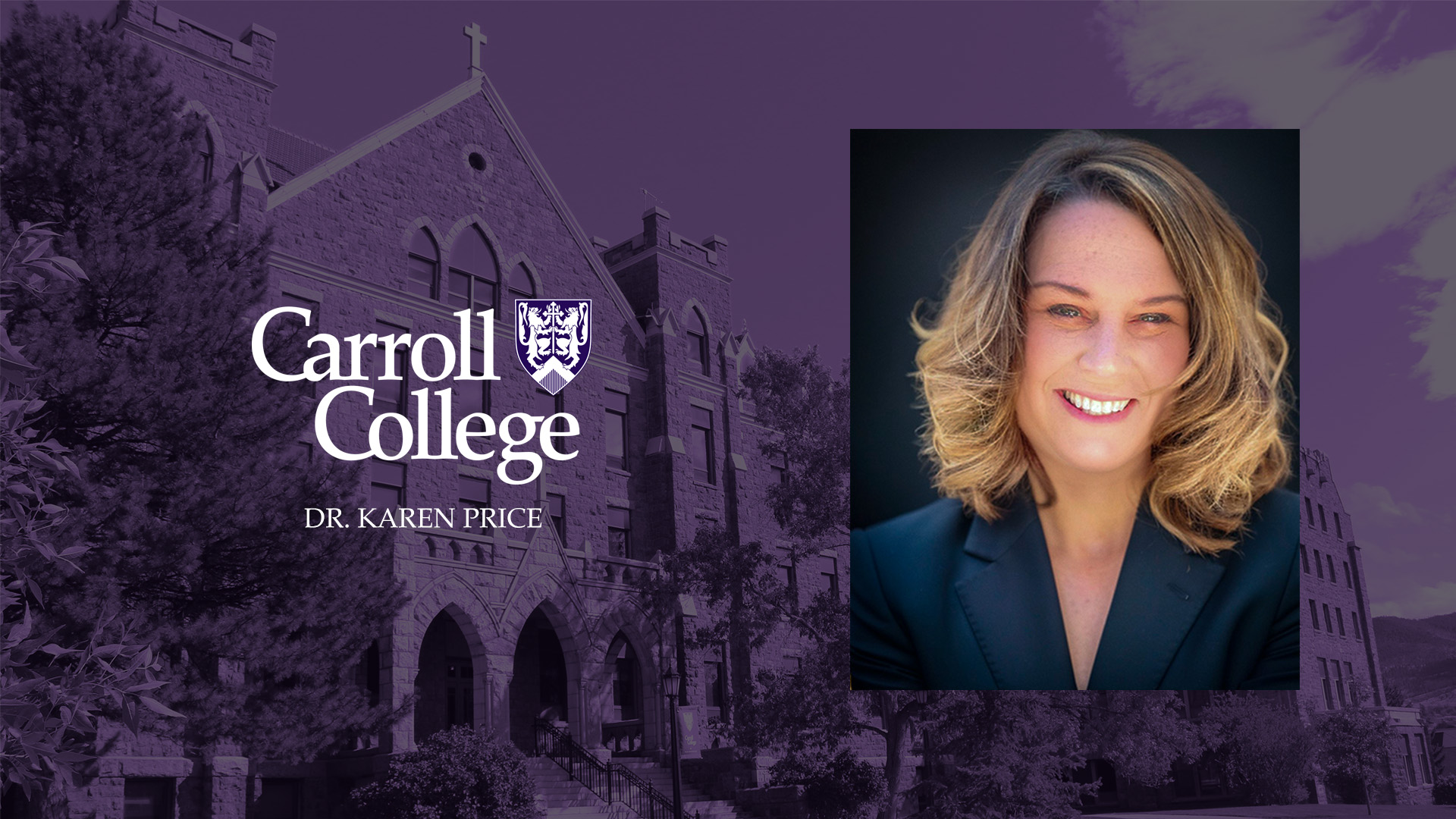Dr. Karen Price as Senior Vice President for Academic Affairs