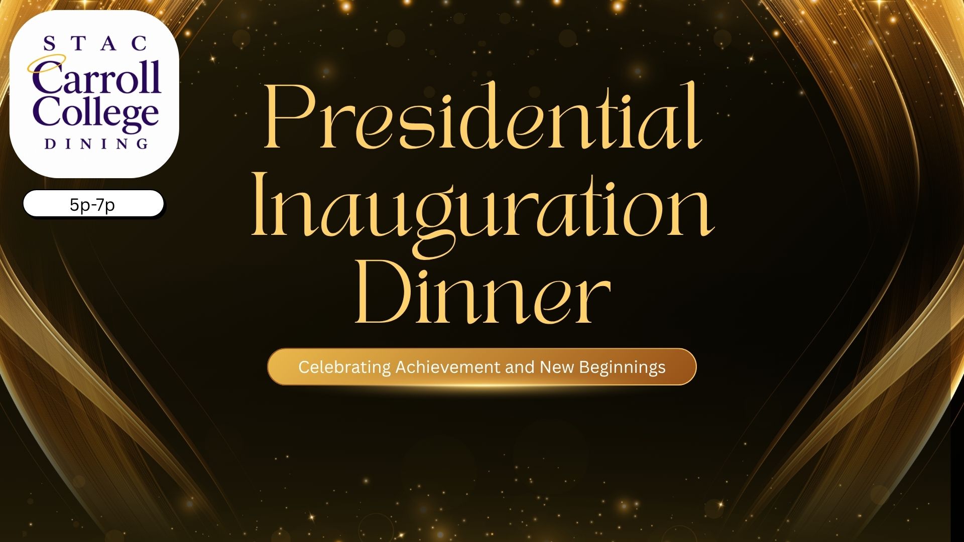 Inauguration Dinner