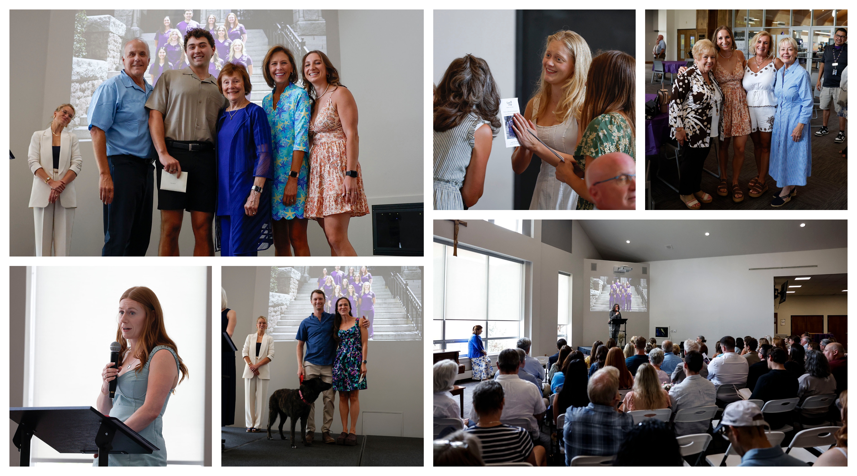 Collage of ANCU 2026 Pinning Ceremony