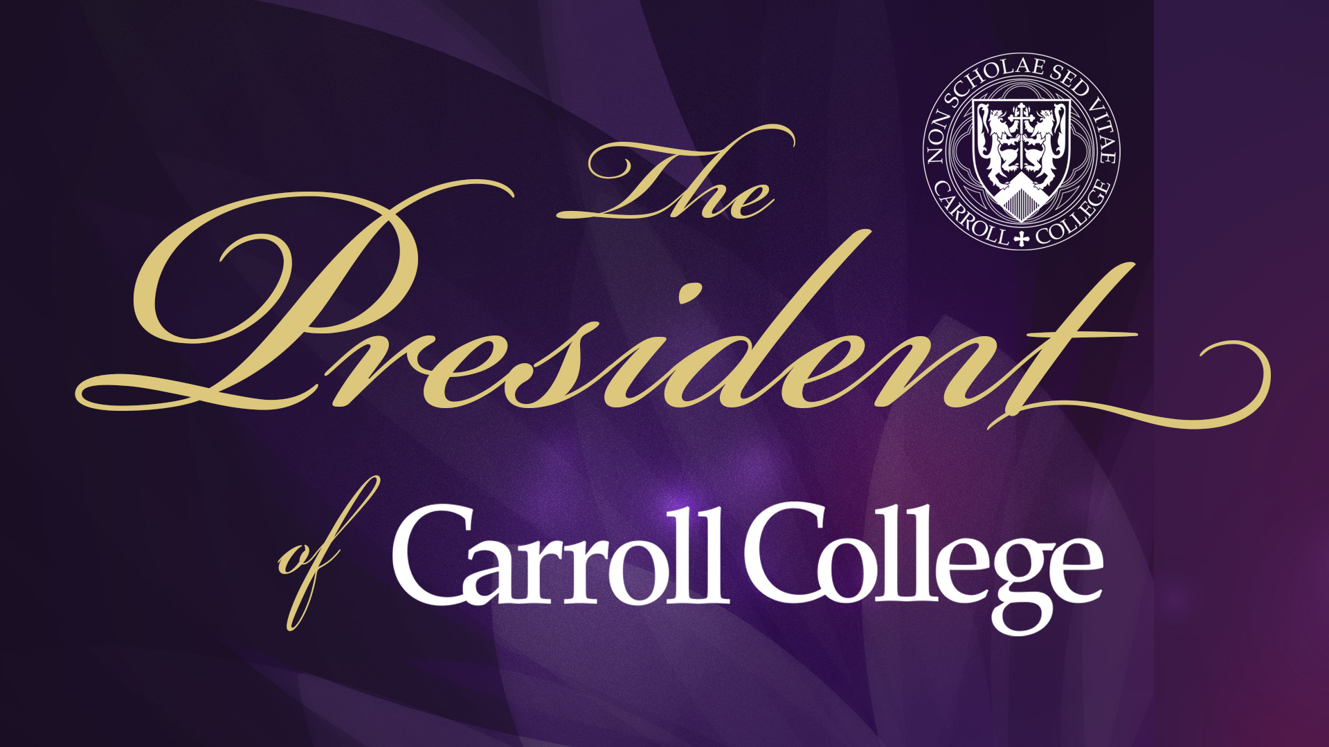 President of Carroll College