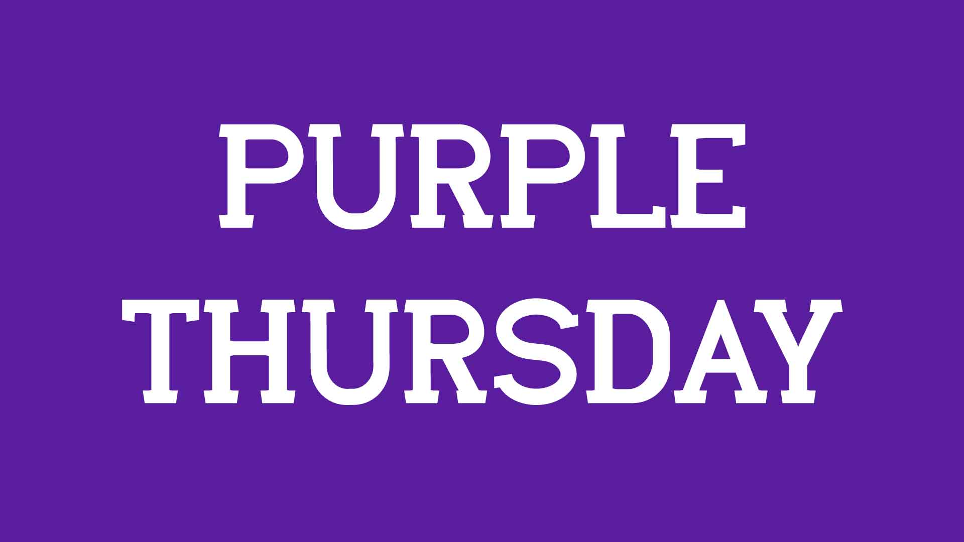 Purple Thursday