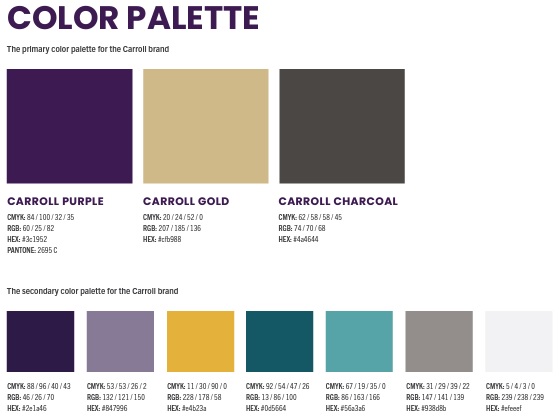 Carroll Color Palette