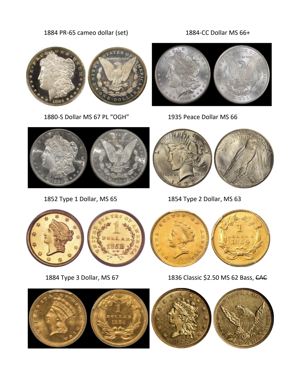 Pierson coins