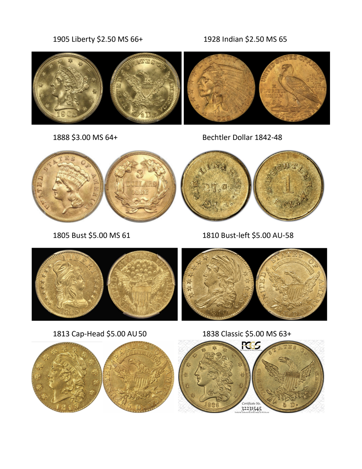 Pierson coins