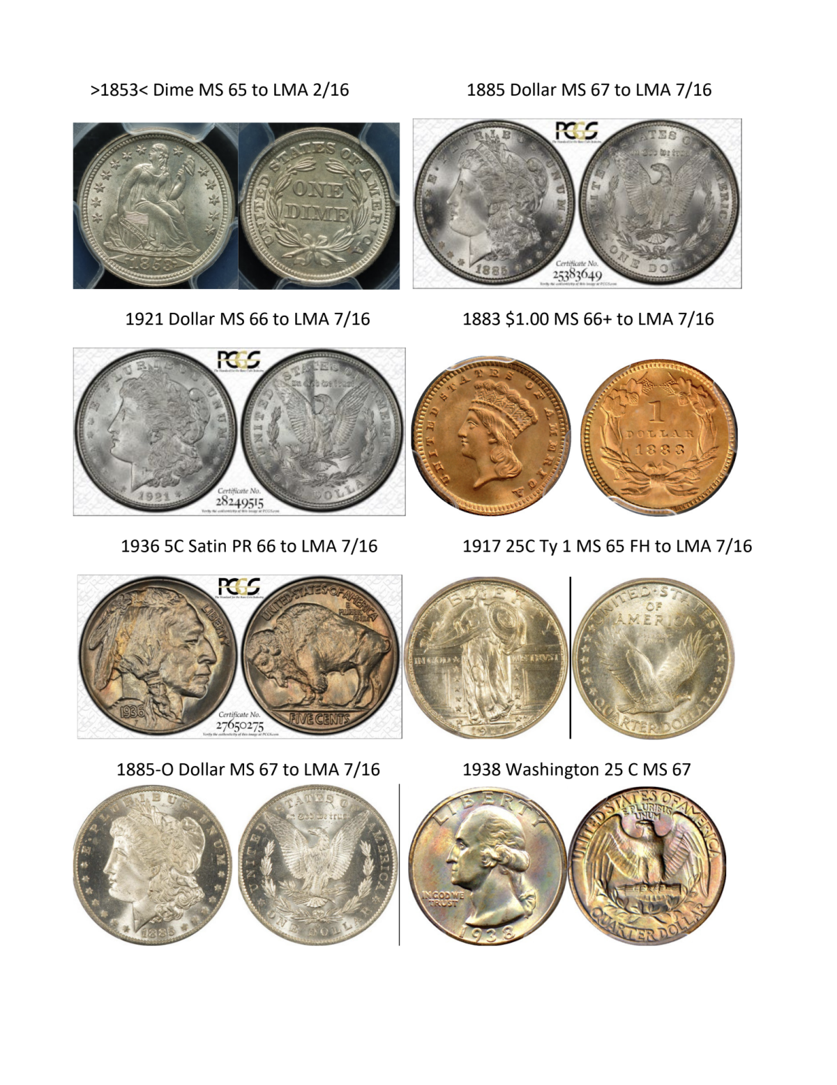 Pierson coins