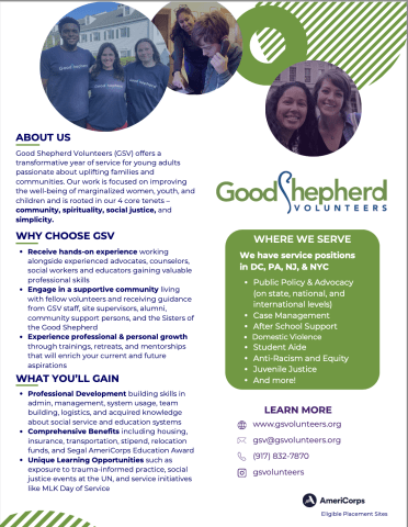 GSV flyer, 2025