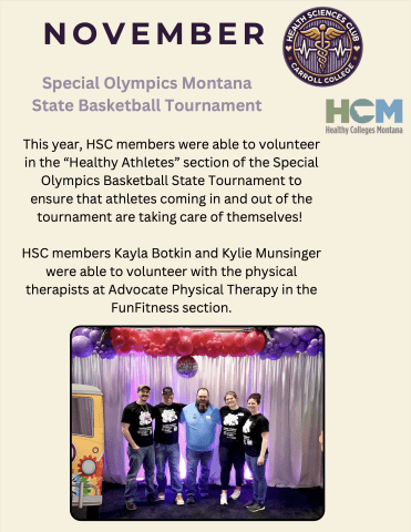 HS Club 2025-2026 Newsletter - November