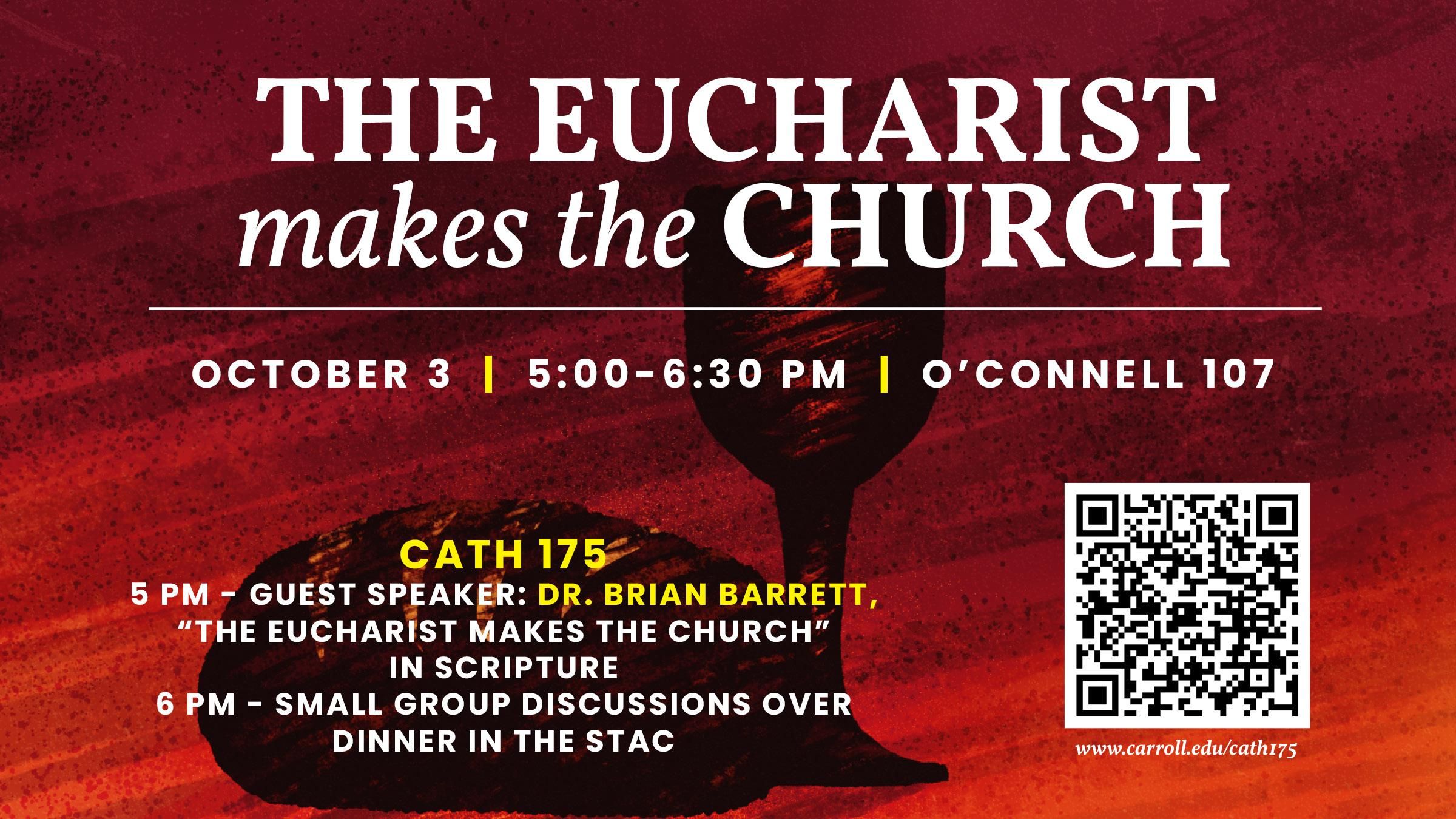 The Eucharist Makes the Church poster