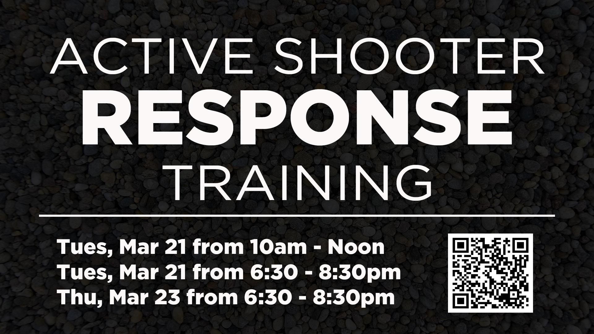 Active Shooter Response Training Graphic