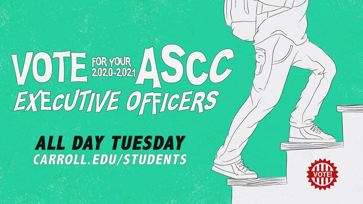 Vote for Executive Board Applicants Graphic