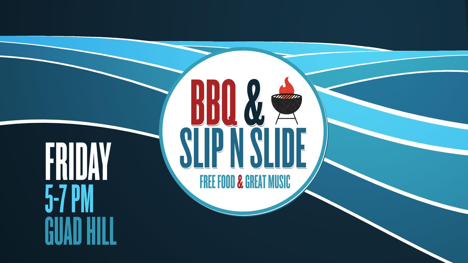 BBQ & Slip-n-Slide graphic