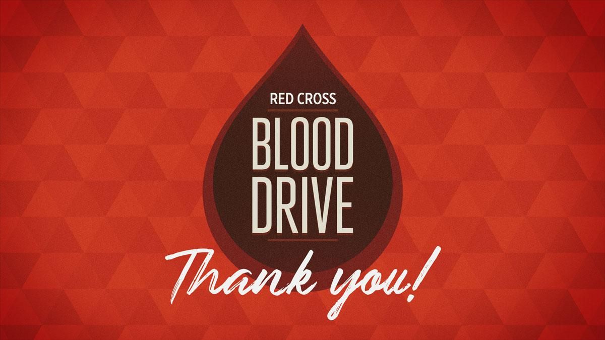 Blood Drive: Thank You Graphic
