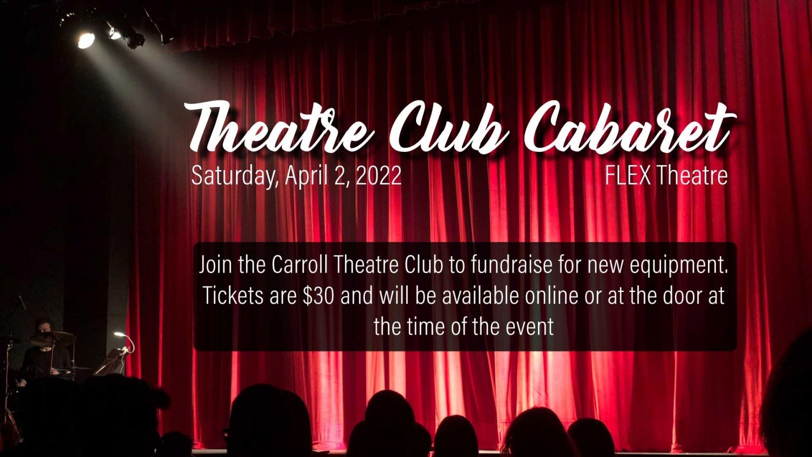 Theatre Club Producing Light Us Up!: A Cabaret Fundraiser graphic