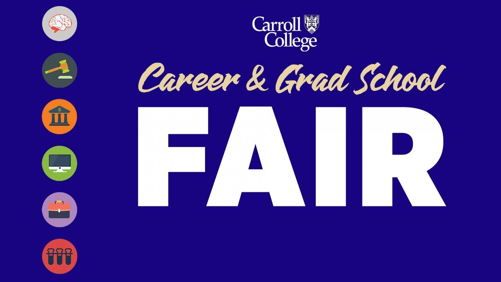 Career and Grad Fair Graphic