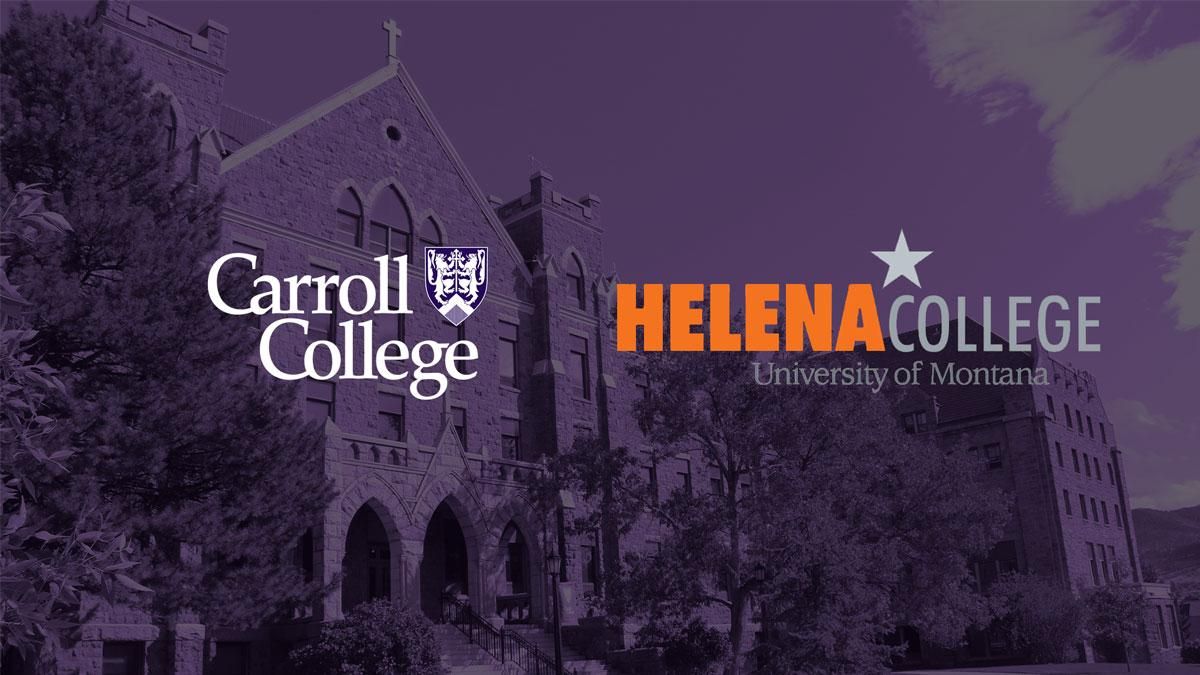 Carroll and Helena College Partnership graphic