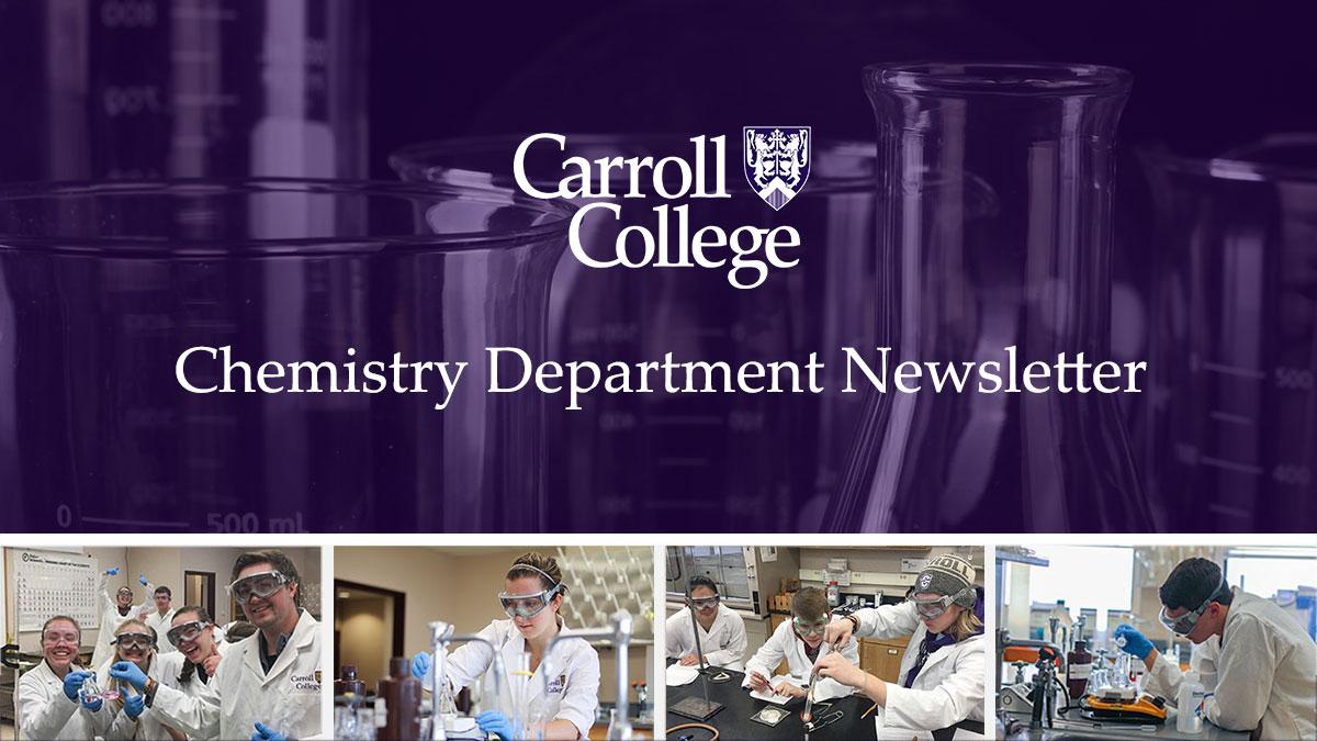 Chemistry newsletter graphic