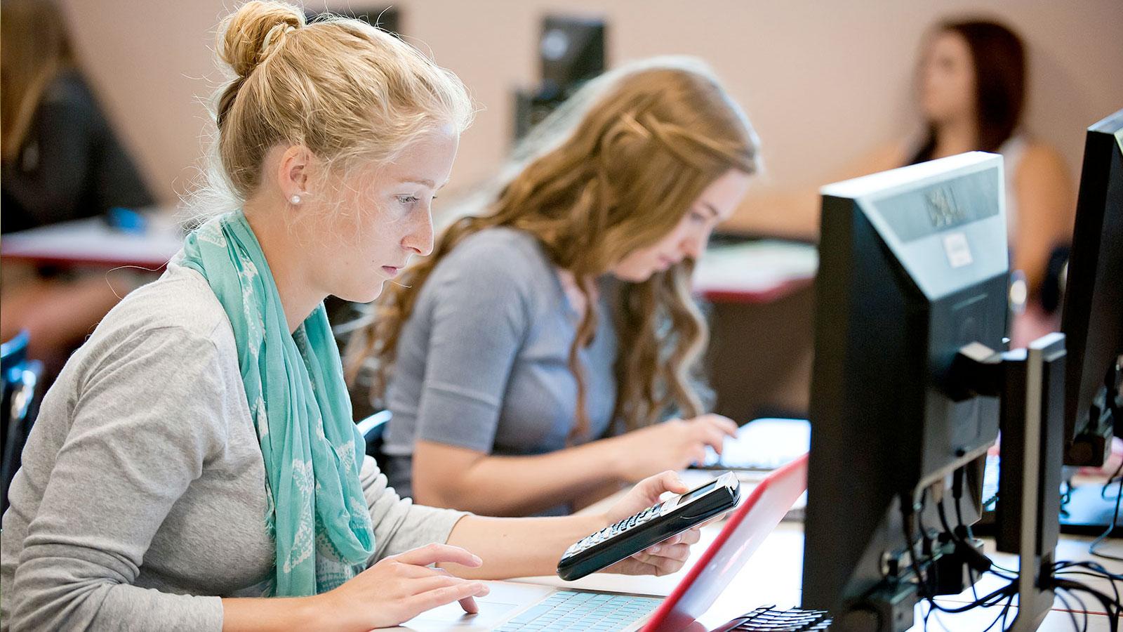 Image of Women Computer Science Students