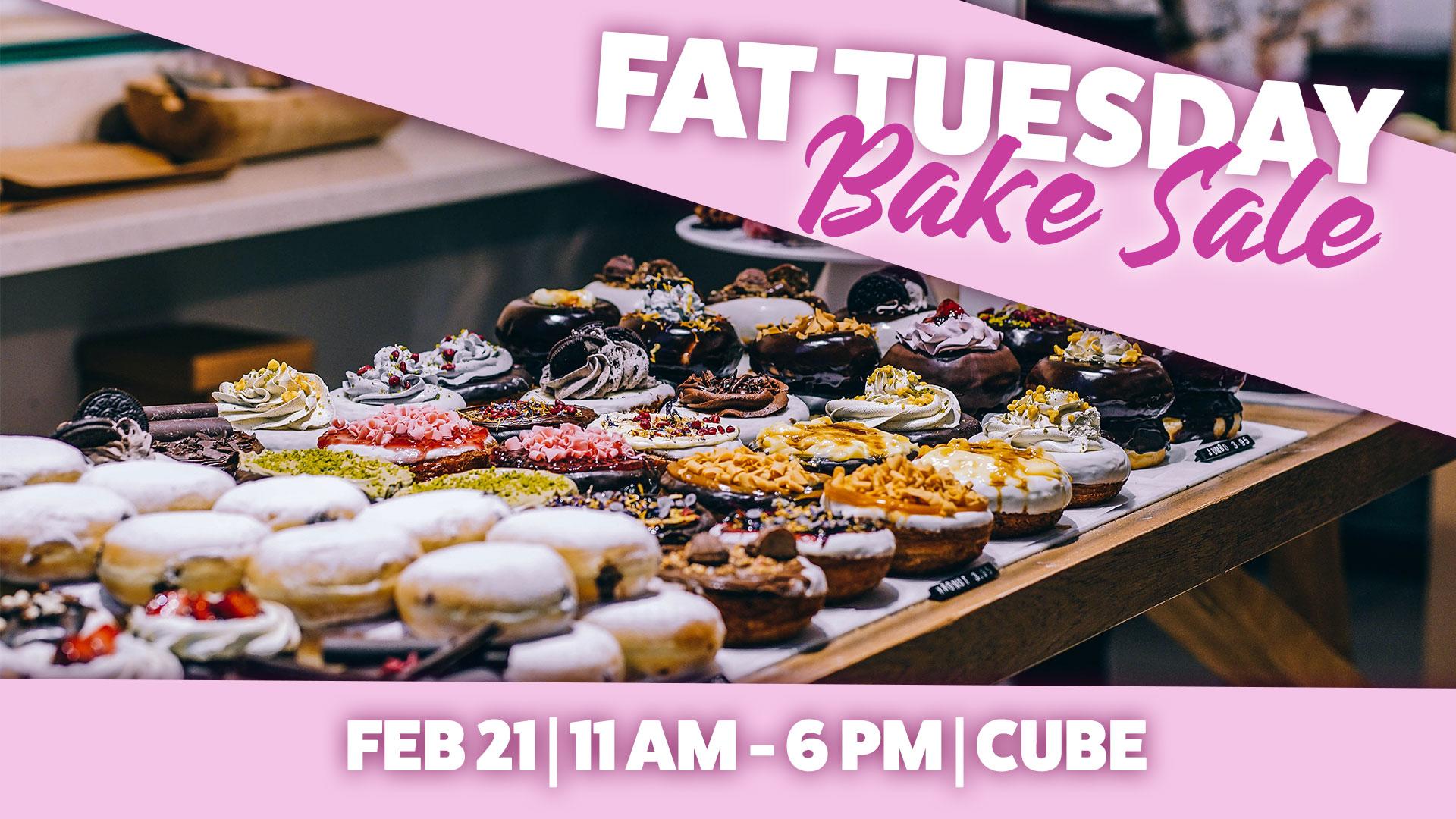 Fat Tuesday Bake Sale graphic
