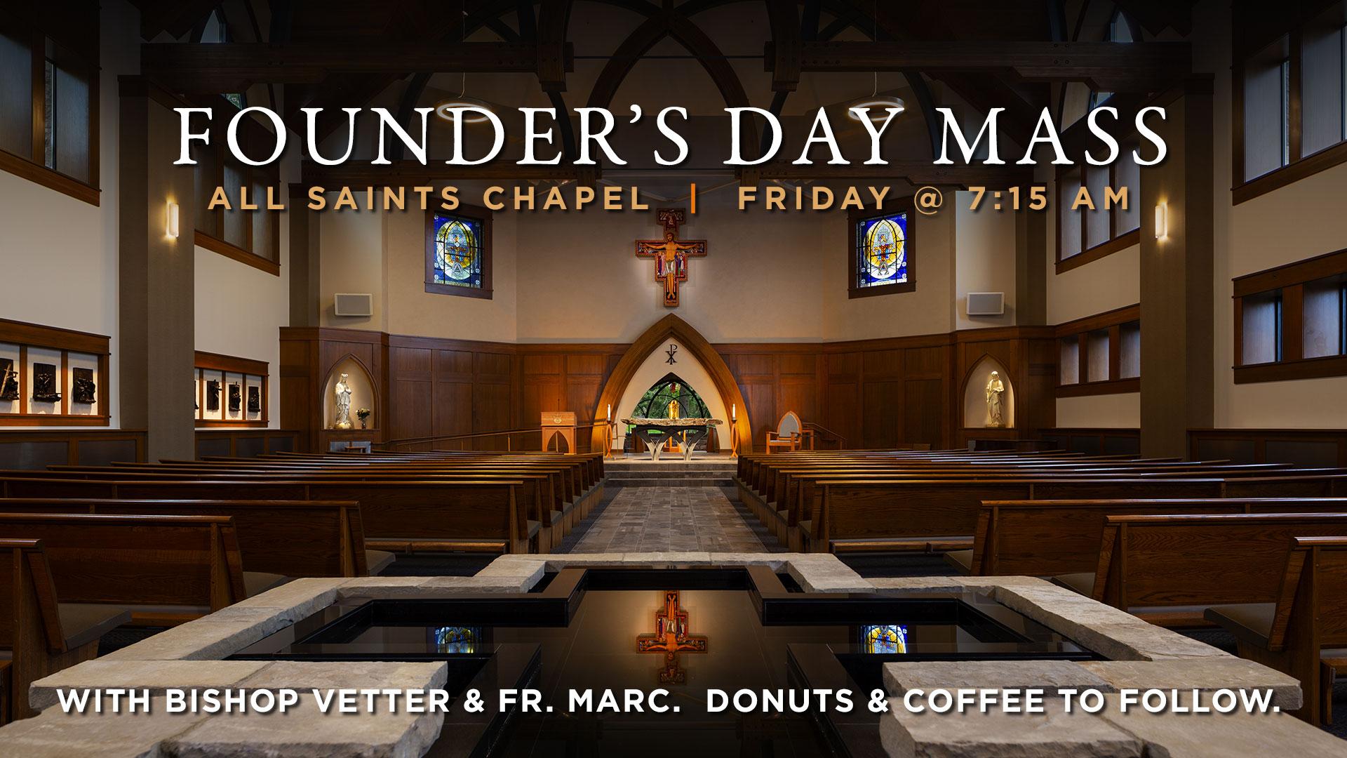 Founder's Day Mass graphic