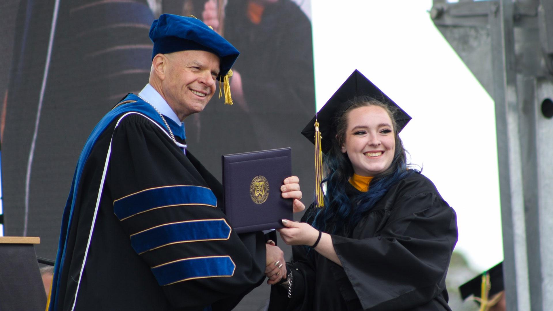 Photo of Carroll College Graduate and President John Cech