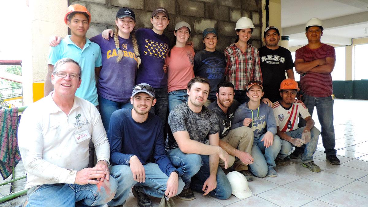EWB Guatemala Team Completes Retrofit Structural Walls Image
