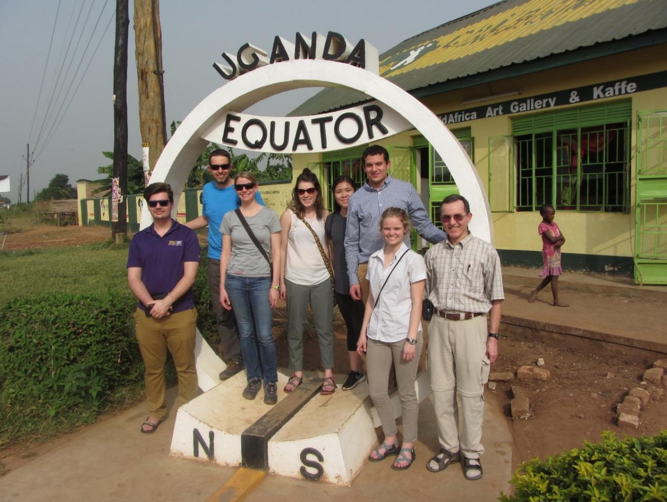 EWB Team poses for a photograph in Uganda