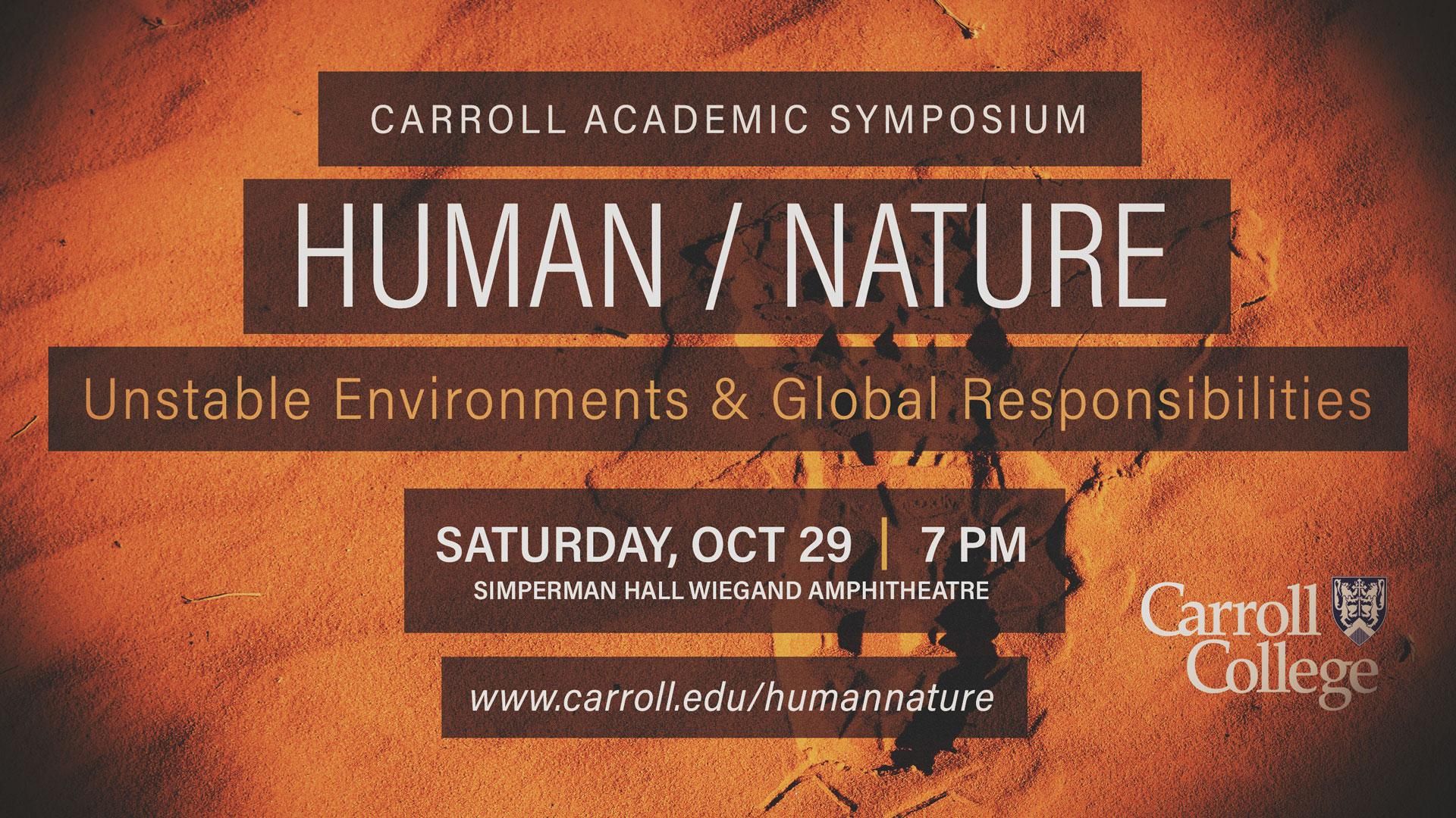 Human/Nature Seminar graphic