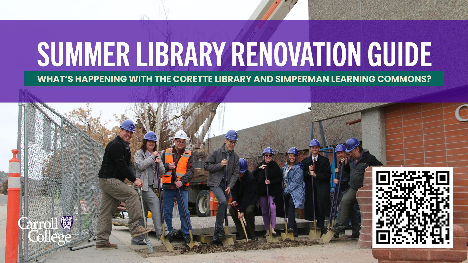 Summer Library Renovation Guide graphic