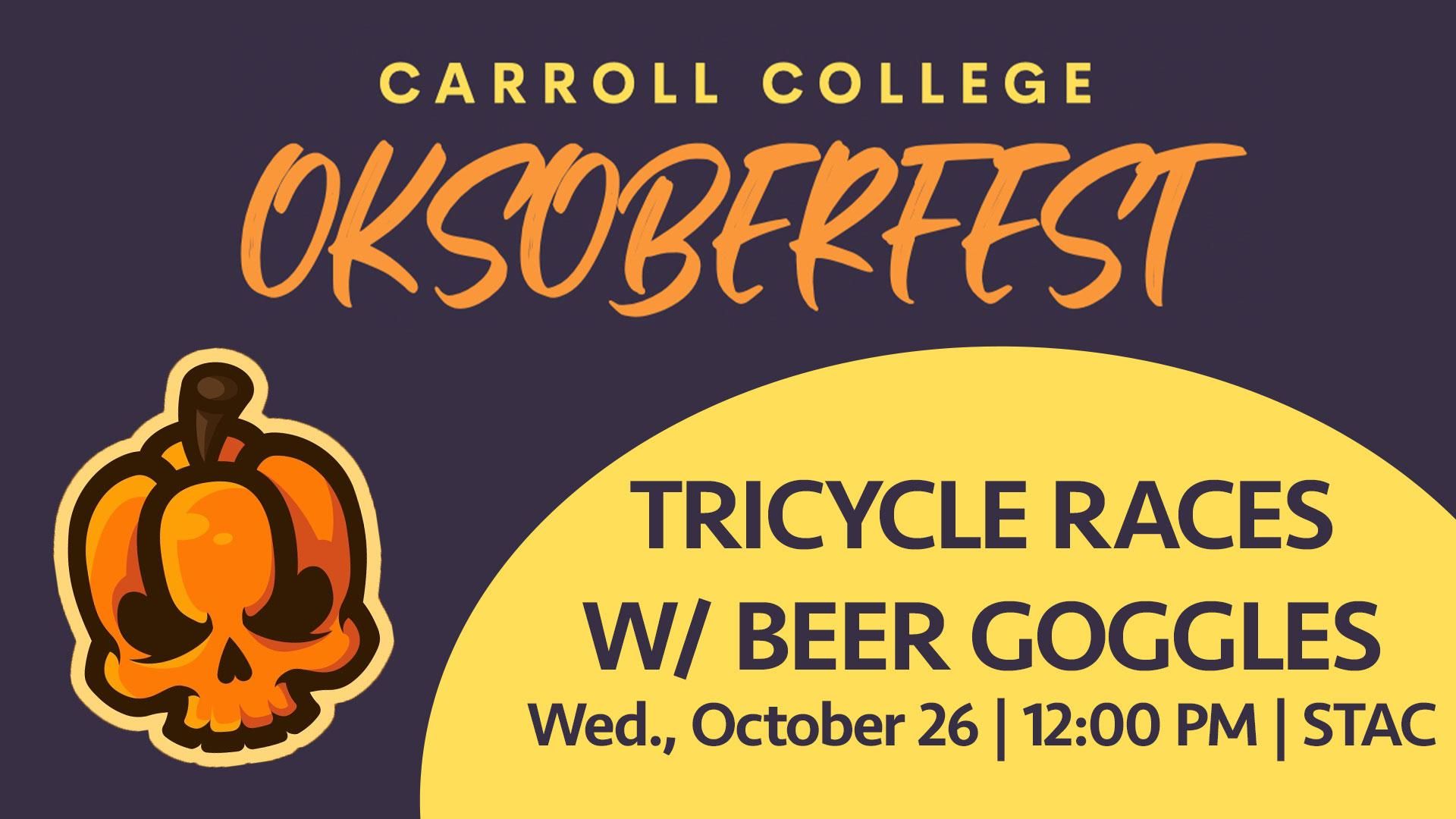 Tricycle Races with Beer Goggles