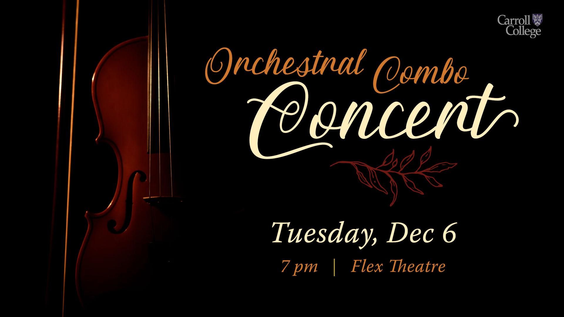 orchestral combo concert graphic